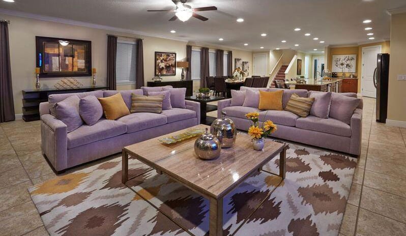 Encore Resort - Nine Bedroom Villa Living room